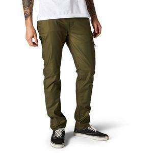 Fox Racing Men's Essex Stretch Slim Pants Fatigue Green 34X32